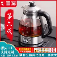 在飛比找蝦皮購物優惠-【台灣保固】 喜豬快煮壺110V 煮茶壺 玻璃蒸汽煮茶壺 蒸