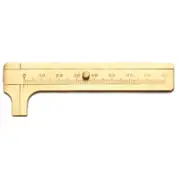 Portable Mini Brass Sliding 80mm Gauge Vernier Bead Jewelry Measuring Caliper