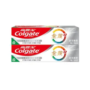 【Colgate 高露潔】全效牙膏150gX8入(含氟牙膏-專業潔淨/抗敏感/清淨薄荷/專業淨白/炭深潔)