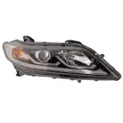 Headlight For 2016-17 Honda Accord Right Passenger Side Black Housing Clear Lens (for: Honda)