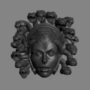 Medusa v2 Gorgon custom head for mythical fantasy action figures
