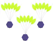 SG Store 3pcs Olive Shaped Foam Float Fishing Bobber Foam Teardrop Indicator ...