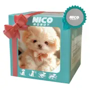 Electronic Interactive Plush Puppy Toy Fluffy Plush Walking Barking Dog Toy for Kids Boys Girls A