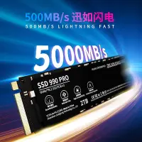 在飛比找Yahoo!奇摩拍賣優惠-疆瓏990PRO固態硬碟2T電競m2桌機PCIe4.0電腦1