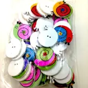 50 PCS/PACK Button Art Shell Buttons for Clothes Snail Shape