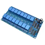 12V 16-Channel Relay Shield Module with optocoupler LM2576 Power supply Arduino