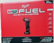 Milwaukee Tool 3485-22 M12 FUEL 1/4" Right Angle Die Grinder 2 Battery Kit 12V