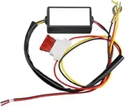 car Radio Wiring Harness DRL Controller Auto Car Daytime Running Light Relay Harness Dimmer On/Off 12-18V Fog Light Controller
