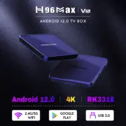 H96 Max V12 Smart TV Box 3D Video Formats Set Top Box Free Internet Searching