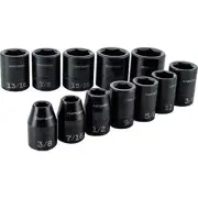 CRAFTSMAN Impact Socket Set, SAE, 1/2-Inch, 12-Piece (CMMT15884)