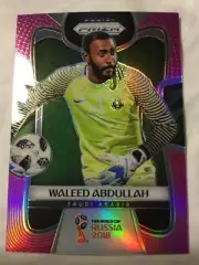 WALEED ABDULLAH 2018 PANINI PRIZM WORLD CUP PINK REFRACTOR 6/8 SAUDI ARABIA