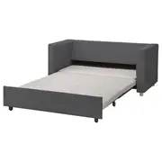 PÄRUP 2-seat sofa-bed, Vissle grey