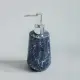 【Premier】陶製洗手乳罐 沫紋藍300ml(按壓瓶 分裝瓶 乳液瓶 沐浴乳罐)