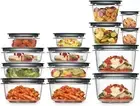 Rubbermaid Premier Meal Prep 14 Food Storage Container Set Brilliance