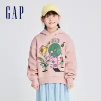 在飛比找momo購物網優惠-【GAP】女童裝 Gap x JEREMY VILLE聯名 