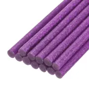 12pcs Mini Hot Glue Sticks for Glue Gun 0.27-inch x 4-inch Glitter Purple