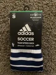 ADIDAS Climacool Climalite Soccer Team Speed Cushion Youth Socks Sz S 13C-14Y