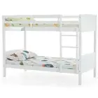 KINGSTON SLUMBER Single Bunk Bed Frame Solid Pine Wood Timber, Modular Design