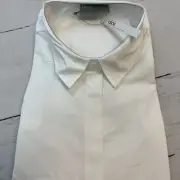 ASOS womens Collar White Button Up Blouse Size 8