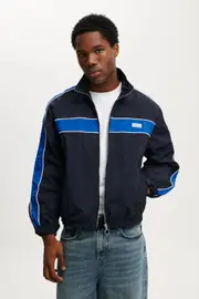 [Cotton On Men] Cotton On Men - Panelled Spray Jacket - Navy L/XL NAVY