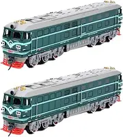 2X Kids Simulation 1:87 Alloy Internal-Combustion Locomotive Model Toy Acousto-Optic Train Toys for Children Gift(C)