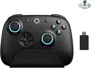 WeChip 8BitDo Ultimate 2 Wireless Controller for Windows & Android, Gaming Controller with TMR Joysticks, Switchable Hall Effect/Tactile Triggers, RGB Fire Ring, 8Speed Wireless Tech, Black