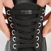 8MM 2024 No Tie Shoe Laces Press Lock Shoelaces Without Elastic Laces Sneakers
