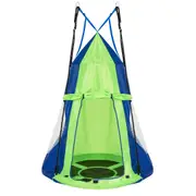 Costway 2 in 1 Tree Swing Hanging Tent Set Hammock Chair Indoor OutdoorYard Play Equipment
