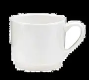Oneida F1400000530 Tundra Bone White 9 oz. Porcelain Cup - 3 Doz