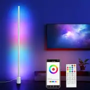 Boomersun Floor Lamp Corner Light Smart Led Floor Lamp DIY Assemble Music Sync C