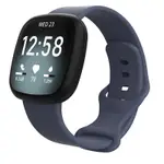 【TW】FITBIT VERSA 3 / SENSE 手錶錶帶 FITBIT SENSE運動單色矽膠錶帶 防水替換錶帶