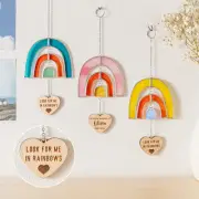 Rainbow Memorial Suncatcher, Loss of Mom, Mother in Heaven Suncatcher