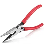 ARROW 8" High Leverage Needle Nose Plier Side Cutter Long Nose Plier for Cutting