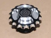 Edge Cut Gear Gas Cap Fuel Cap for Harley XL Big Twin Gas Tank Cap 1984-2015