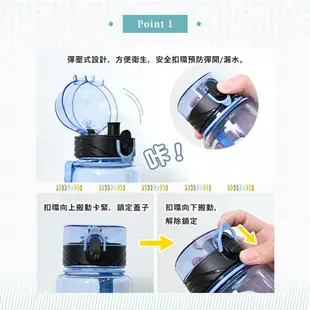 水壺/水瓶 1100cc隨身瓶 凱堡家居【EV1100】超取單筆限購10組