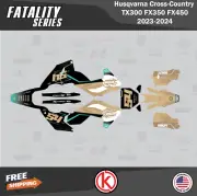 Graphics Kit for Husqvarna TX300 FX350 FX450 (2023+) Fatality - TAN
