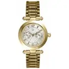 New Authentic Guess collection I25011L1 Gold Stainless-Steel Swiss Quartz Watch