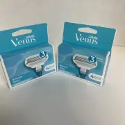 Venus Smooth Women's Razor Blade Refills - 4 Count 2 Pack - 8 Refills Total