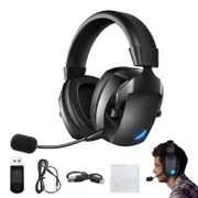 2.4G Bluetooth Wireless Gaming Headset With Mic For PC PS4 PS5