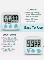 Kitchen Timer Blossmfree Large Digits Classroom Timer, Simple Battery operated