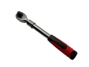 1/2" Drive Long Handle Head Ratchet, 11-1/2" to 16-1/2", Heavy Duty
