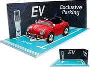 Parking Lot Model, 1/24 Scale Parking Lot, Parking Lot Display Model, Car Display Stand, Sports Car Model Display, Scale Model Parking Lot, 25x14cm/9.84x5.51 inches for Home Desk Shelf