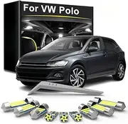 LED Interior Light Bulb Kit, For For VW Volkswagen Polo MK6 MK5 MK4 MK3 6R 6C 9N 6N AW11994-2018 2019 2020 2021 2022 2023
