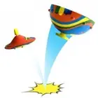 2pcs Hip Hop Pops Anti Stress Bouncing Ball Rubber Jumping Popper Kid Toy