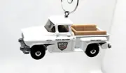 Christmas Ornament for 1957 GMC Stepside Pickup Truck White
