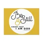 Psalm 46:10 Be Still And Know Yellow Christian Wall Art Bible V