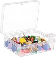 Didiseaon 200Pcs Head Push Pins Plastic Tacks for DIY Projects Office School and Home Decoration and Reusable Thumbtacks Mixed Colors
