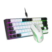 68 Keys Mechanical Keyboard Compact RGB Luminous Gaming Mouse and Keyboard9032