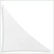 COLOURTREE Canopies 33.9'x24' Extendable Sun Shade Sail Triangle Patio White