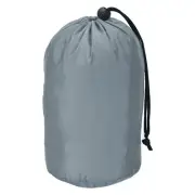 Stuff Sack 5x10" Waterproof Outdoor Drawstring Bag for Camping Dark Gray